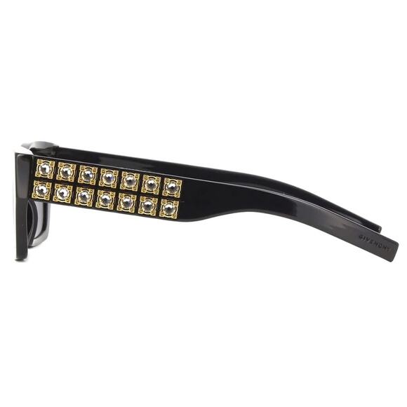 BRAND NEW Givenchy Sunglasses GV40077I 01A Shiny Black and Studs/Grey Women main image 6